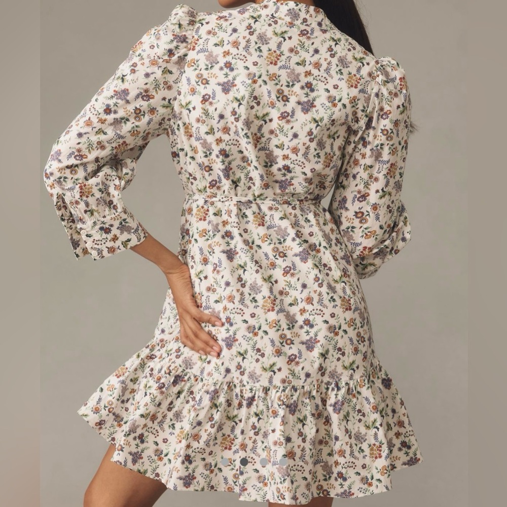 Anthropologie English Factory Long Sleeve Pintuck Smocked Dress NWT!* - Picture 5 of 16